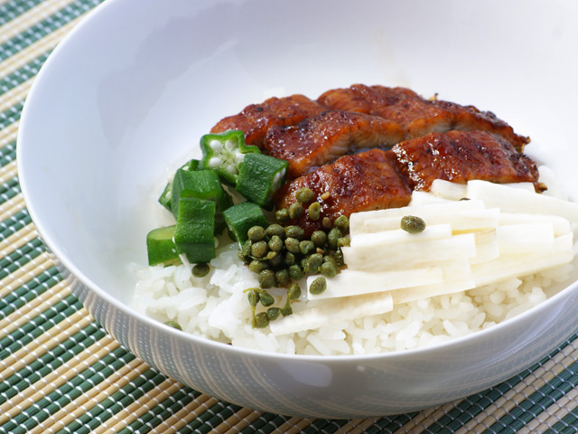 みざんが味の決め手！うなぎのネバネバ丼