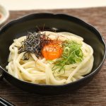 塩っぺ釜玉うどん