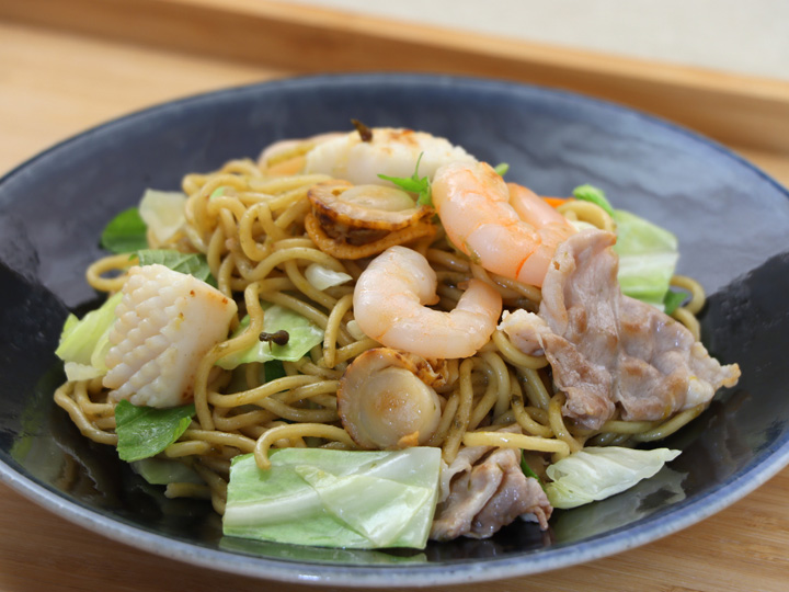 しそアラ！海鮮焼きそば