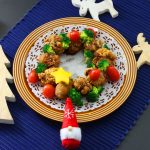 花も唐揚げ_Xmas